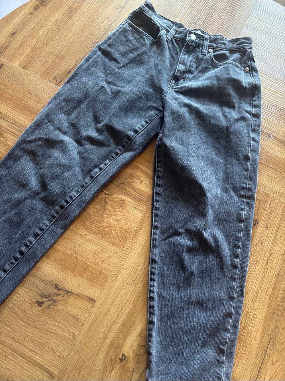 Madewell Washed Black High-Rise Jeans - Picture 3 of 4